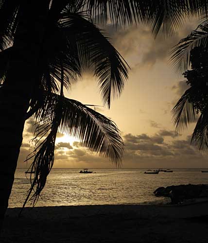 sunset Barbados