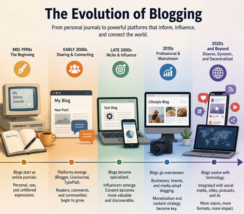 Evolution of Blogging